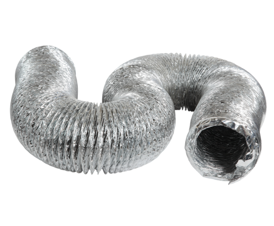 Flexible dryer duct used as a transition duct