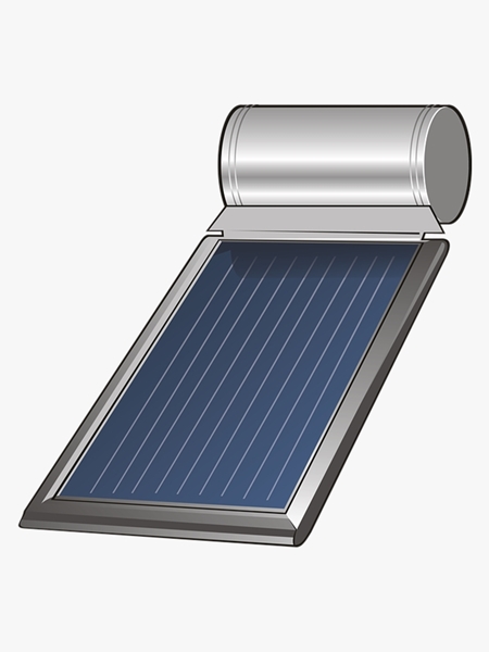 Rooftop Panel for Solar Heating System