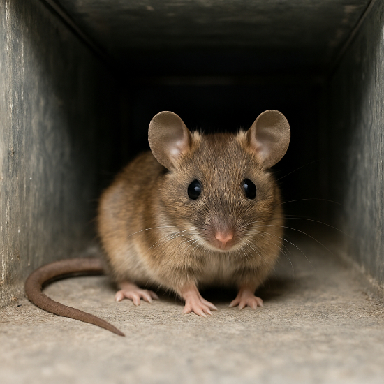 mouse in air duct